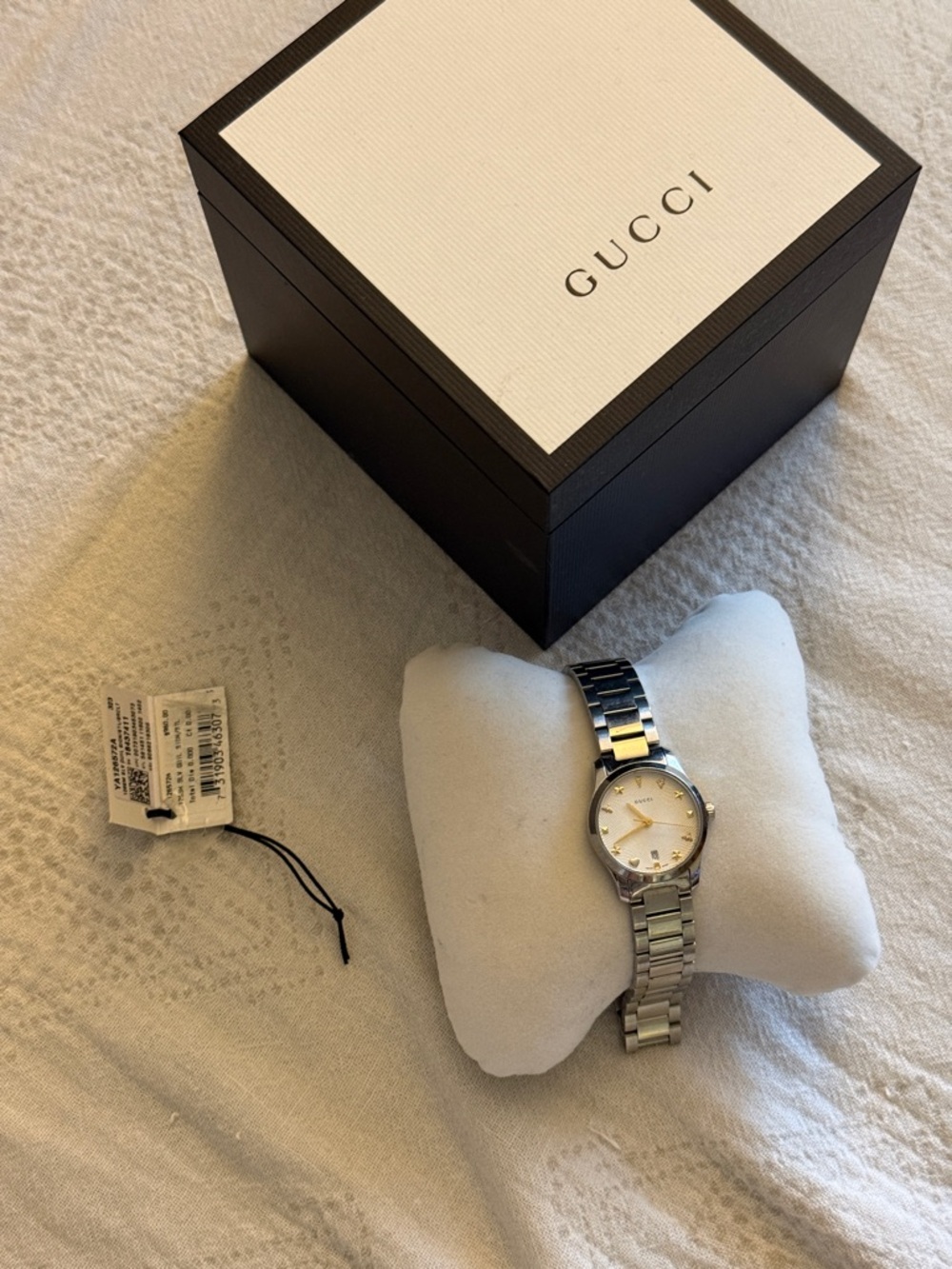 New Gucci darling silver and gold watch